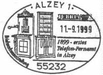 Ausstellung '100 Jahre Telefon' am 11.09.1999 in Alzey