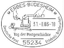 Tag der Postgeschichte am 31.08.2003 in Erbes-Büdesheim